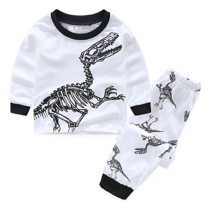 New Children's Loungewear Set Dinosaur Pattern Children Clothes