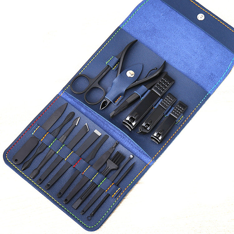 16-piece stainless steel nail clipper set