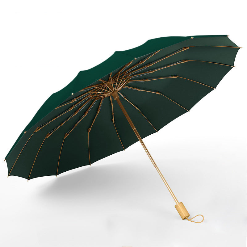 Sun umbrella double-purpose folding umbrella