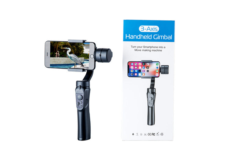 Compatibel met Apple, draagbare telefoon-gimbal-stabilisator 3-assig PTZ-statief Anti-Shake voor smartphone-vlog