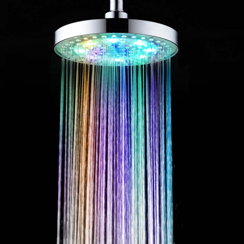 LED Kleurrijke Top Spray Lichtgevende kleurveranderende douche