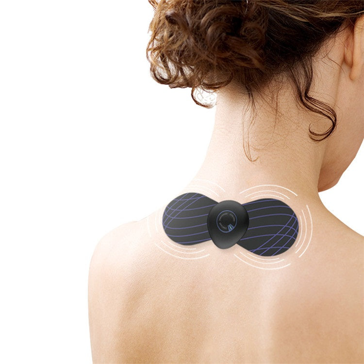 Shoulder And Neck Massage Pad Mini Convenient Pulse Cervical Sticker Household Electric Small Neck Massager