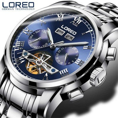 LOREO horloge mechanisch herenhorloge