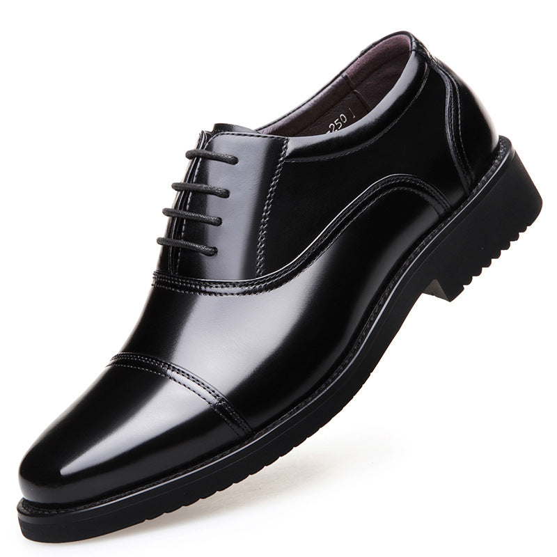 Genuine Leather Three-joint Men's Business Casual Formal Wear Leather Shoes