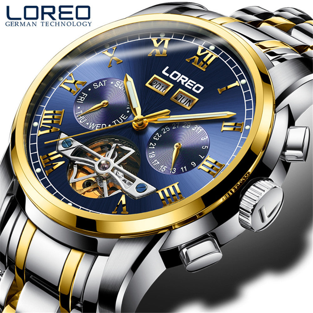 LOREO horloge mechanisch herenhorloge