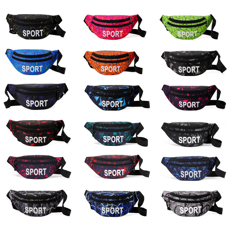 Men's And Women's Diagonal Belt Bag Outdoor Sports Belt Bag