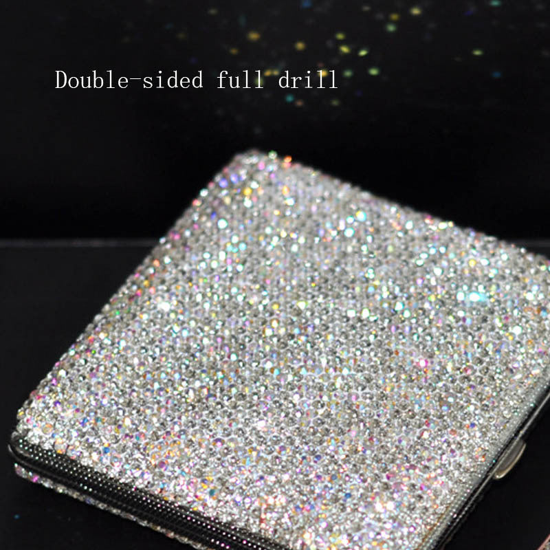 Creative Handmade Diamond Ladies Cigarette Case