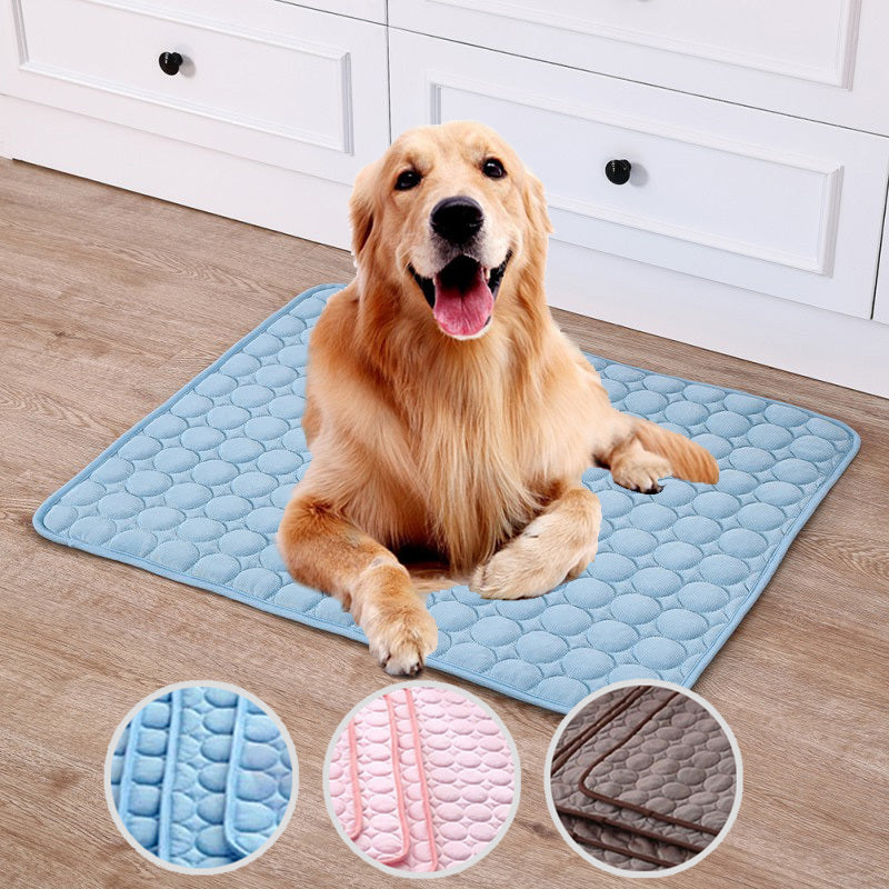 Pet Summer Portable Ice Silk Cooling Pad