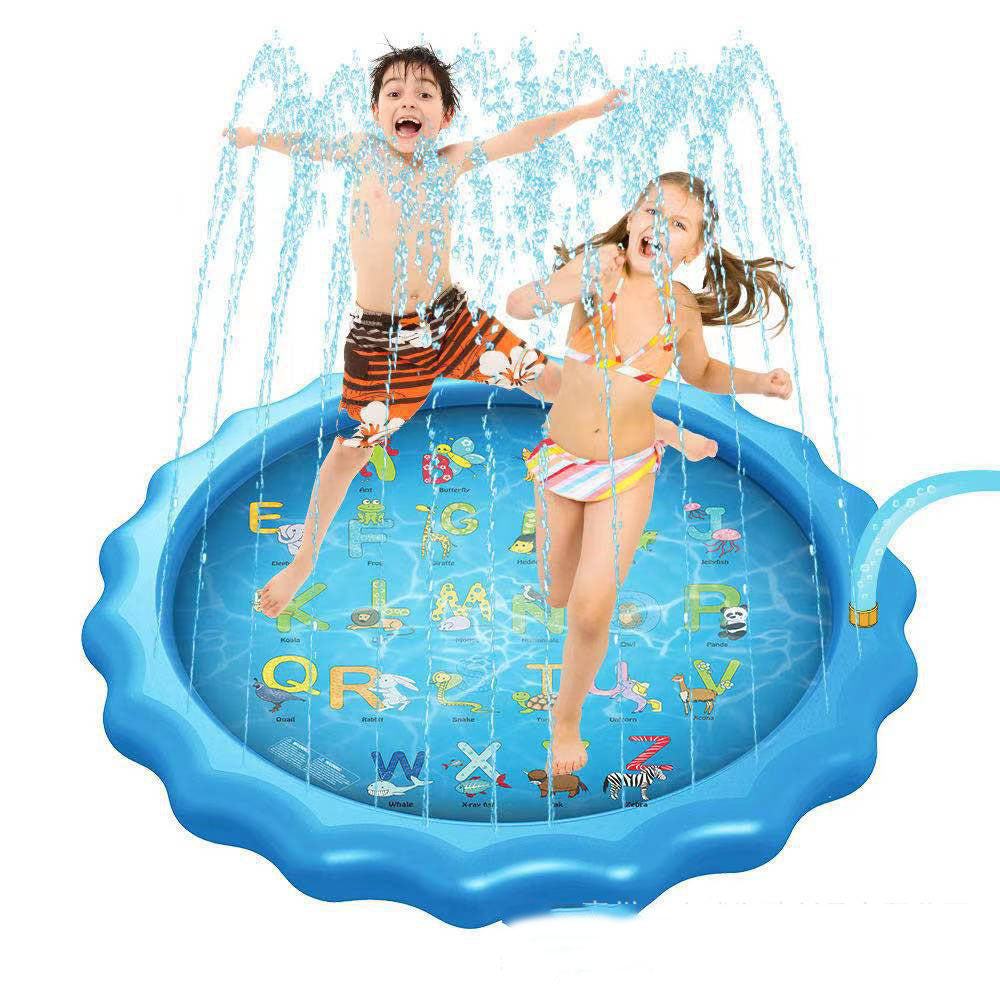 Speelgoed Voor Kinderen Jongens Meisjes Spray Zwembad Sprinkler Pad Waternevel Pad Splash Speelkleed Speelgoed Opblaasbaar Splash Play