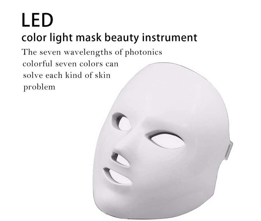 Instrument de beauté faciale à LED