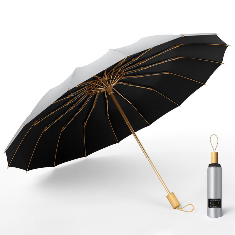 Sun umbrella double-purpose folding umbrella