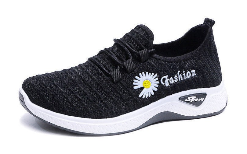 New Breathable Flying Woven Women Comfortable Casual Shoes Women Sports Shoes Running Leisure