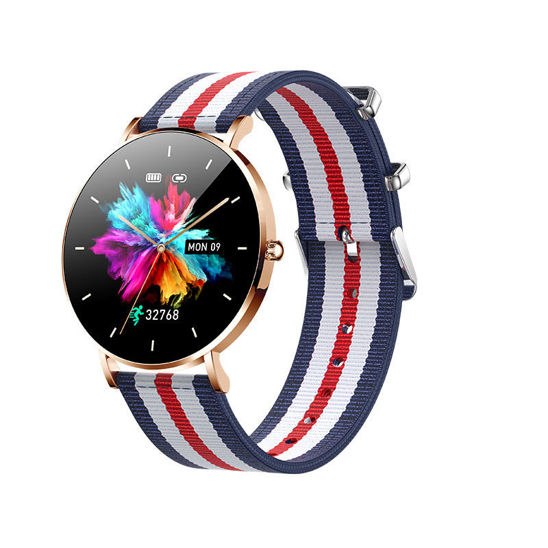 Nieuwe luxe ultradunne smartwatch dames 1,36 inch scherm