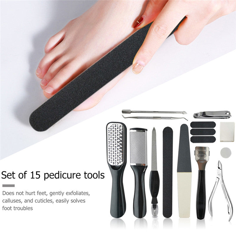 15-in-one Foot Board File And Planing Foot Knife Set