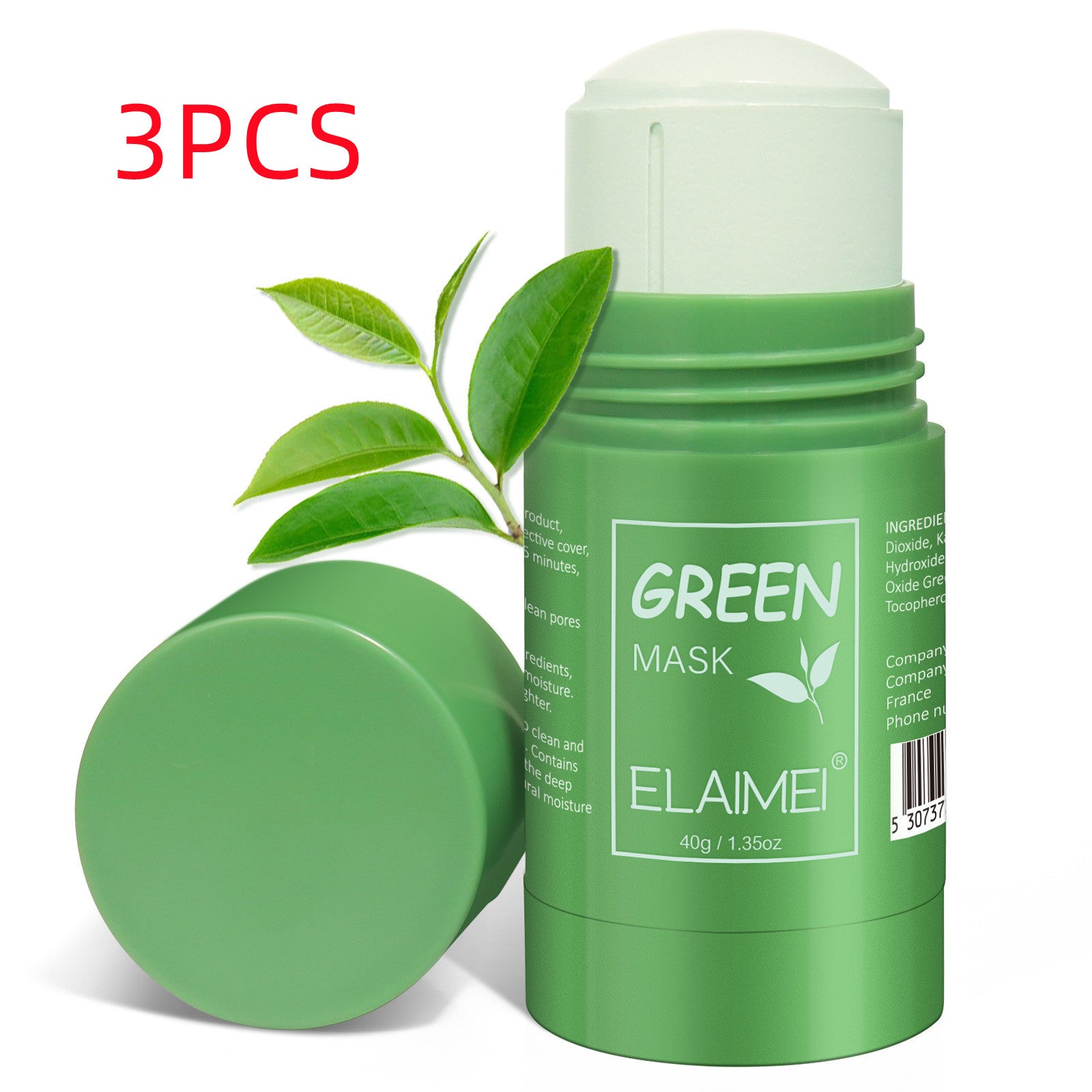 Green Tea Cleansing Blackhead Oil Control Acne Smear Mask