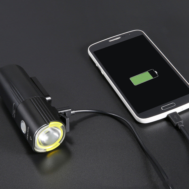 Waterdichte fietskoplamp 1600 lumen Power Bank