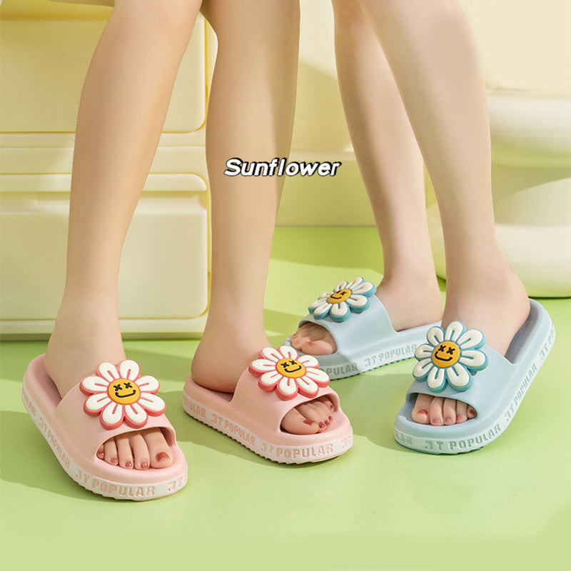 Zomer Bloem Slippers Vrouwen Nieuwe Mode Brief Tuin Schoenen Indoor Antislip Vloer Badkamer Baden Thuis Slipper