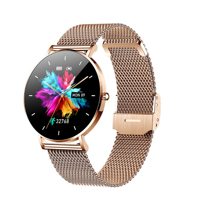 Nieuwe luxe ultradunne smartwatch dames 1,36 inch scherm