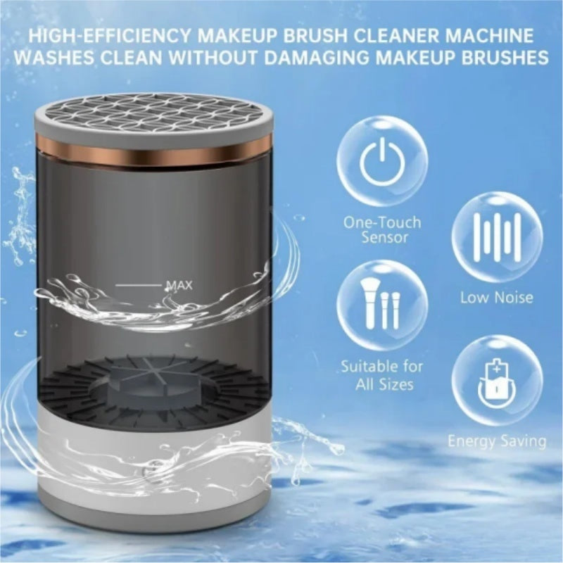 Makeup Brush Cleaner Automatic Rotating Makeup Brush Cleaner USB Portable Electric Cosmetic Makeup Brush Rotary Washing Machine