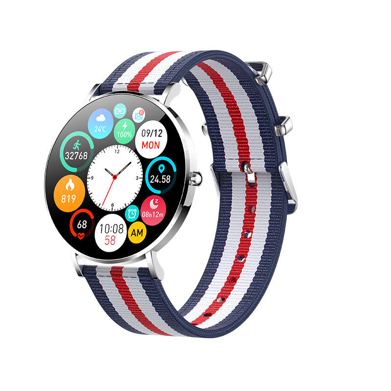 Nieuwe luxe ultradunne smartwatch dames 1,36 inch scherm