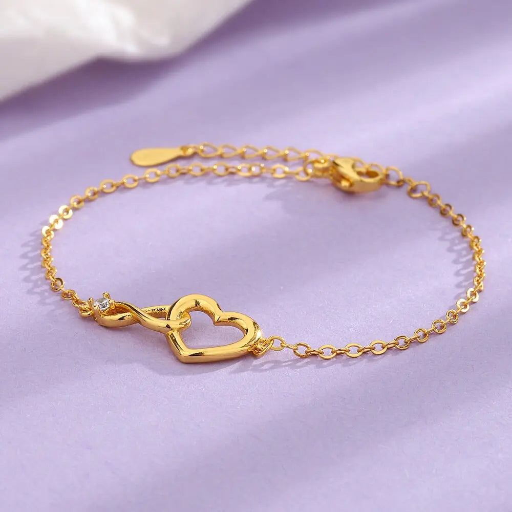 Heart-shape Bracelet Fashion Jewelry Versatile Love Bracelet Gift For Girlfriend Valentine's Day jewellery Umar Ahmed 