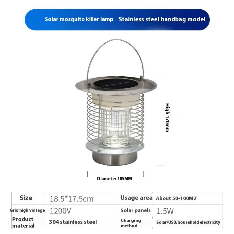 Buiten waterdichte zonne-muggenlamp Huishoudelijke muggenlamp