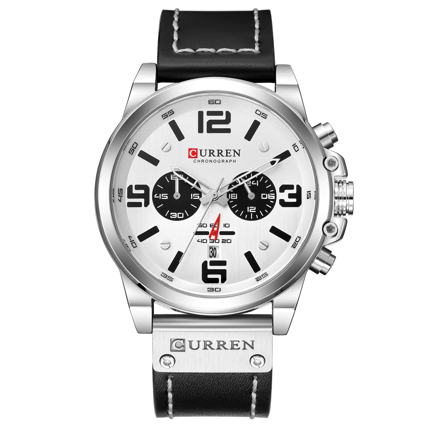 Curren/Karien 8314 Herenhorloge Sport Zespins quartz horloge Kalender Herenhorloge Waterdicht riemhorloge 