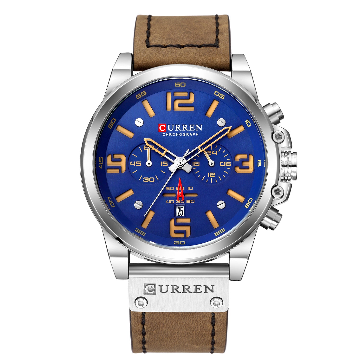 Curren/Karien 8314 Herenhorloge Sport Zespins quartz horloge Kalender Herenhorloge Waterdicht riemhorloge 