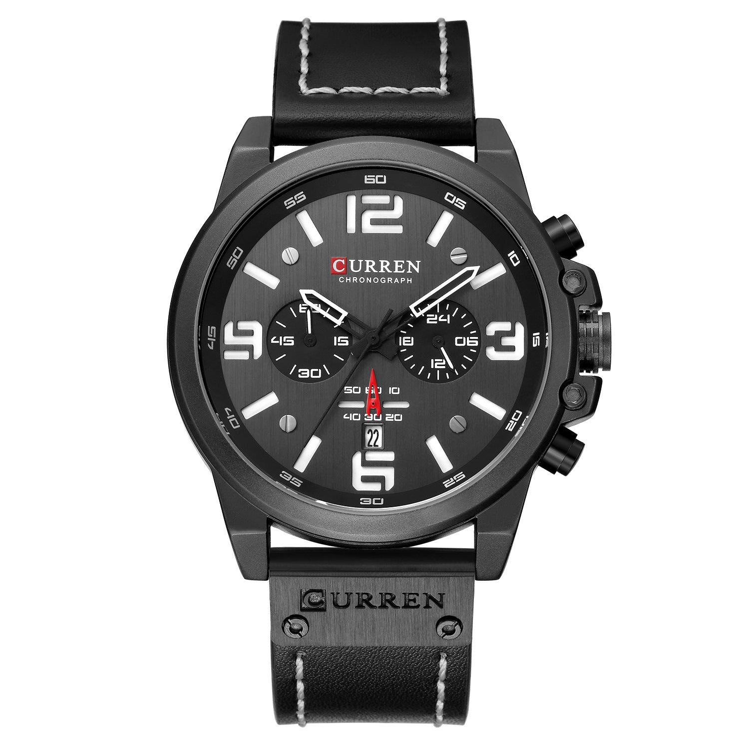 Curren/Karien 8314 montre pour hommes sport montre à Quartz à Six broches calendrier montre pour hommes montre de ceinture étanche 