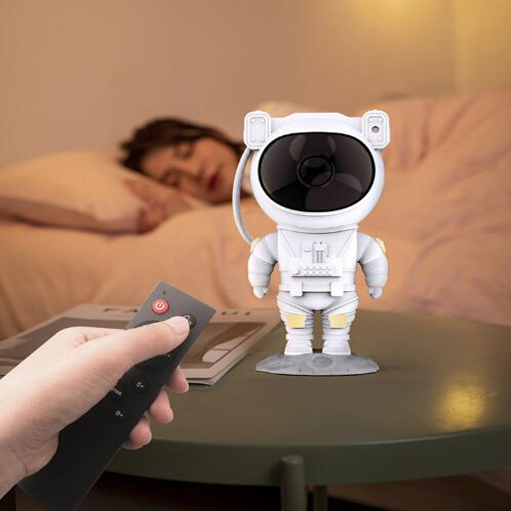 Creatieve Astronaut Galaxy Sterrenhemel Projector Nachtlampje USB Sfeer Slaapkamer Tafellamp