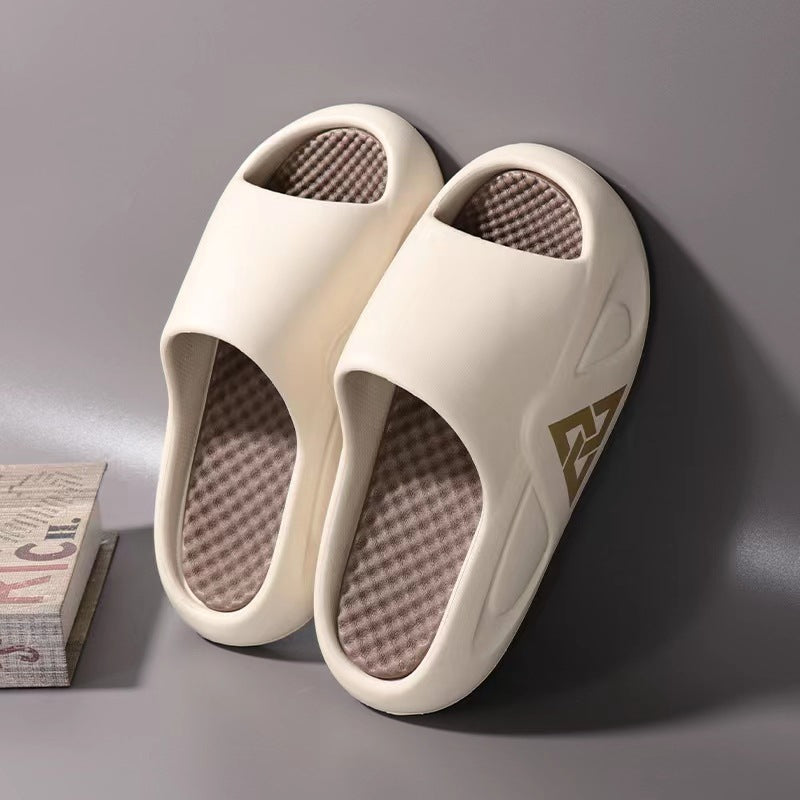 Eva New Style Slippers Men Summer Outdoor Wear Shit Feeling Indoor Home Thick Bottom Non-slip Bath Couple Sandals Women