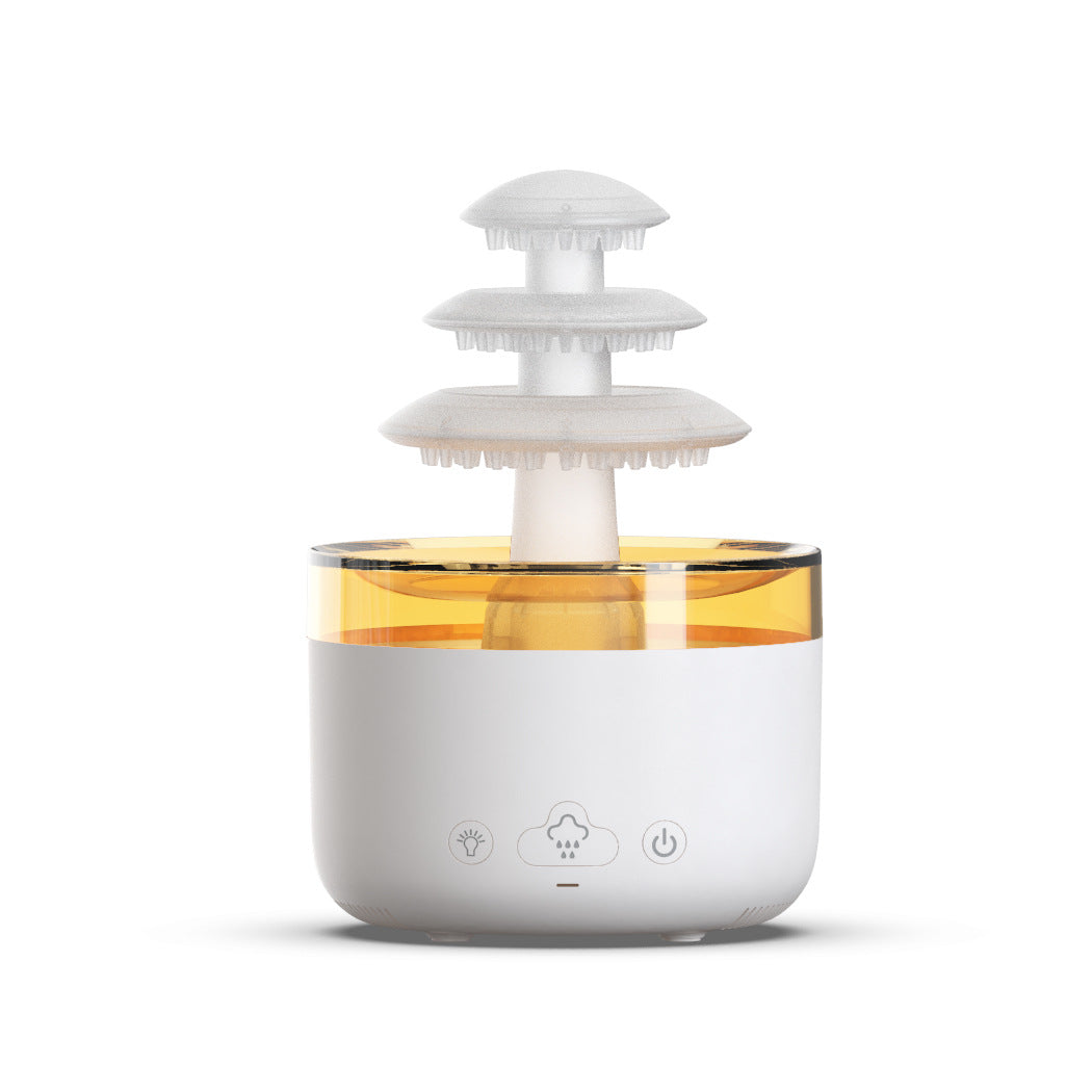 Nieuwe Cloud Rain Luchtbevochtiger Essentiële Olie Aromatherapie Diffuser USB Mute Mist Luchtbevochtiger Met Kleurrijk Licht