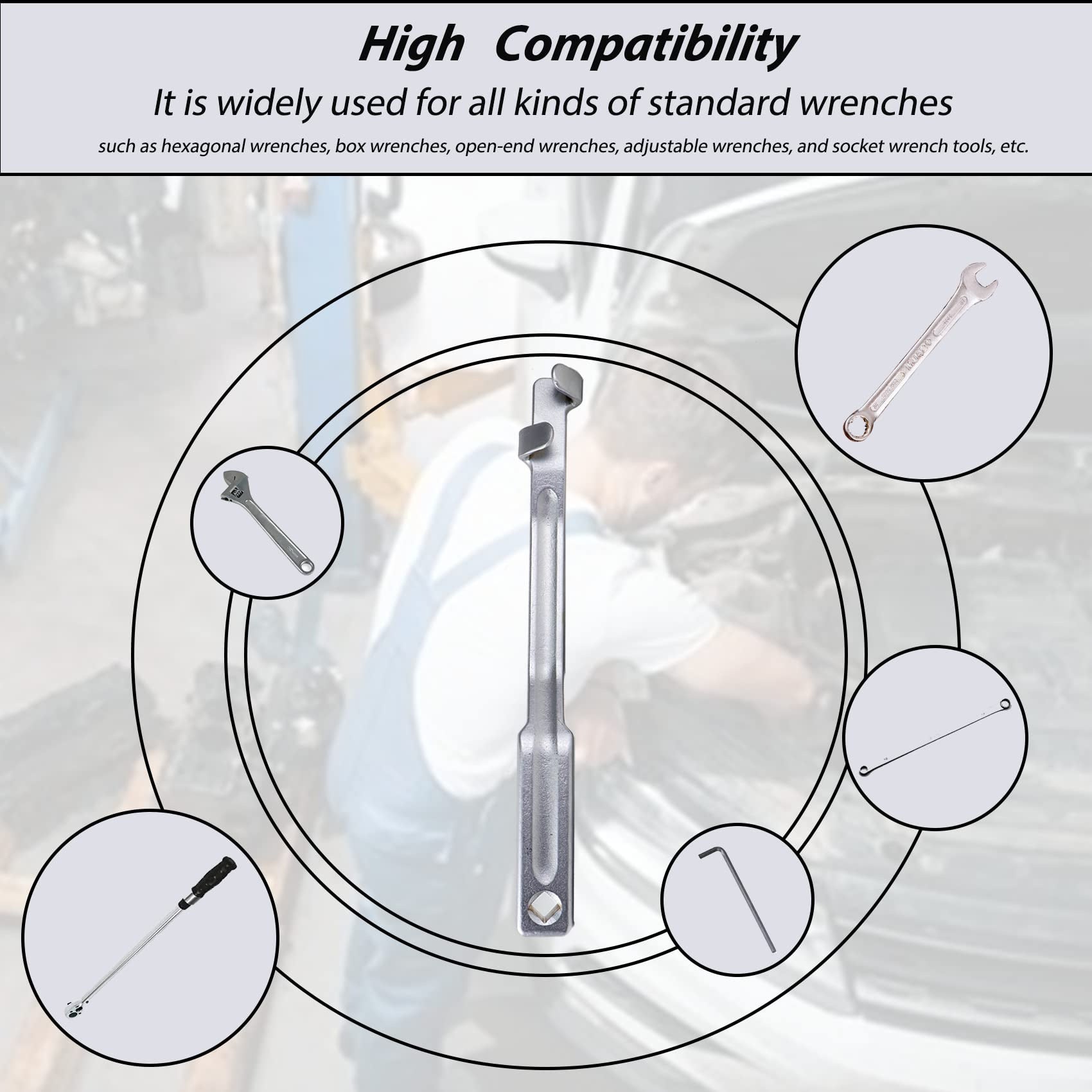 Universal Wrench Extension Tool Torque Wrench Extension Assembly