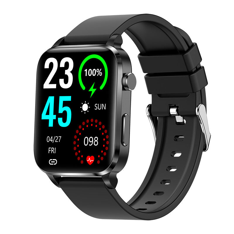 F100 Smart Watch Heart Rate Body Temperature Blood Oxygen Blood Pressure Monitoring Pedometer Smart Bracelet Laser Sports Watch Direct Sales