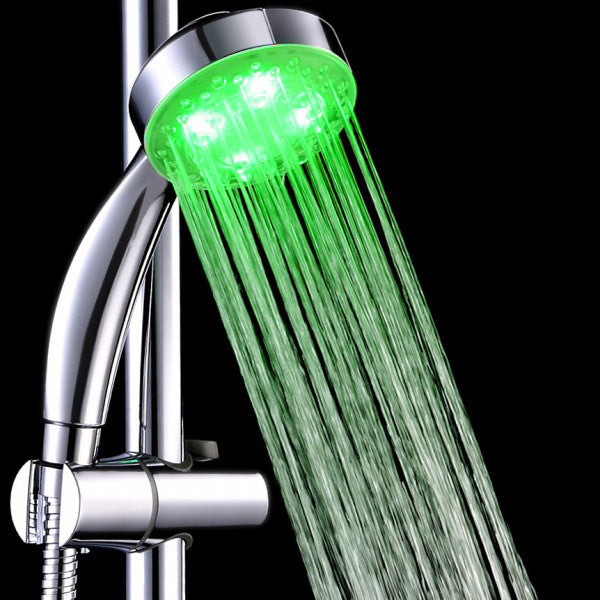 Automatic Luminous Multi Colour Changing Shower Head/Temperature Sensor