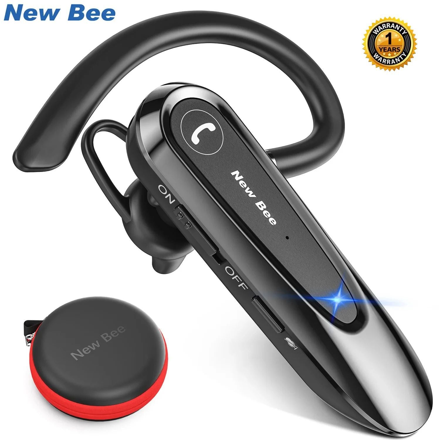 Nieuwe Bee B45 Bluetooth 50 Headset Draadloze oortelefoonhoofdtelefoon 