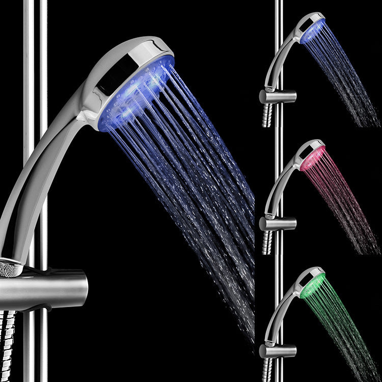 Automatic Luminous Multi Colour Changing Shower Head/Temperature Sensor