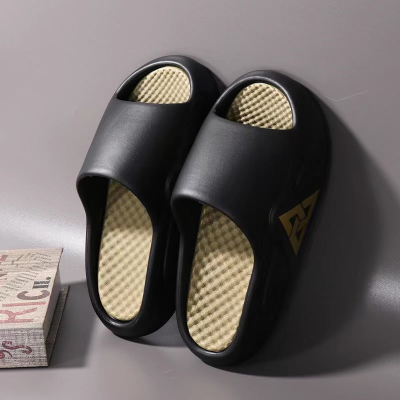 Eva New Style Slippers Men Summer Outdoor Wear Shit Feeling Indoor Home Thick Bottom Non-slip Bath Couple Sandals Women