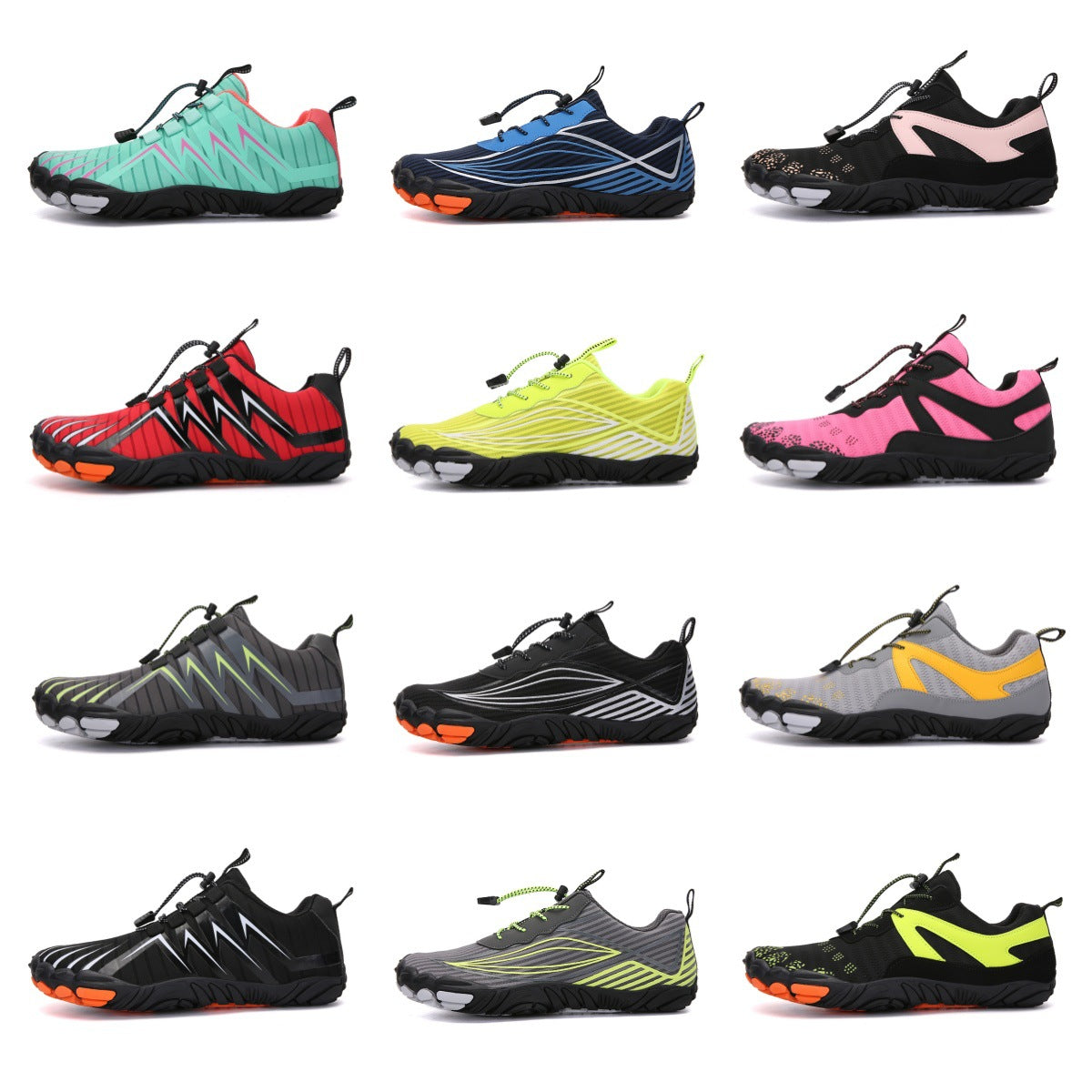 Couple Beach Quick-drying Shoes Lightweight Non-slip Breathable Fishing Shoes Men Amphibious Wading Swimming Shoes