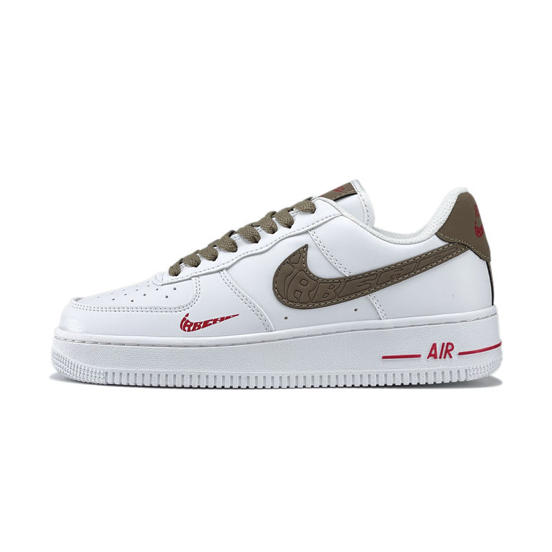 Men And Women Low-top Dunk Trendy Sneaker Casual Air Force No. 1 AF Board Shoes AJ White Shoes