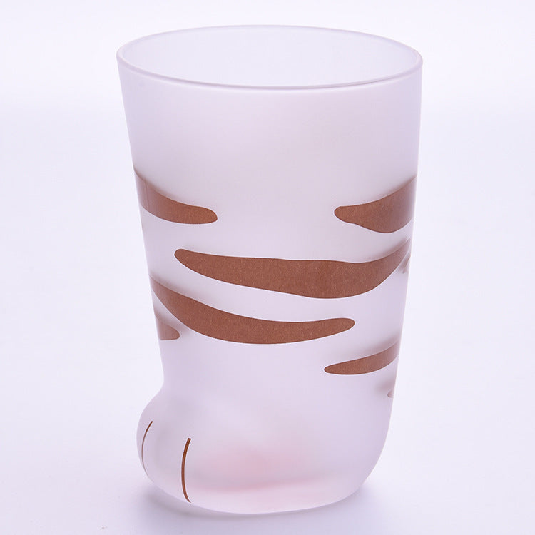 Creative Cute Cat Paws Glass Tiger Paws Mug Office Coffee Mug Tumbler Personality Breakfast Milk Porcelain Cup Gift