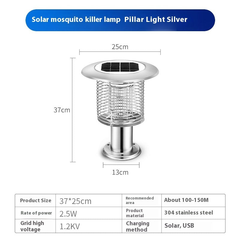 Buiten waterdichte zonne-muggenlamp Huishoudelijke muggenlamp