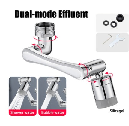 Universal Faucet Washbasin Multifunctional 1080 Degree Rotation Splash Proof