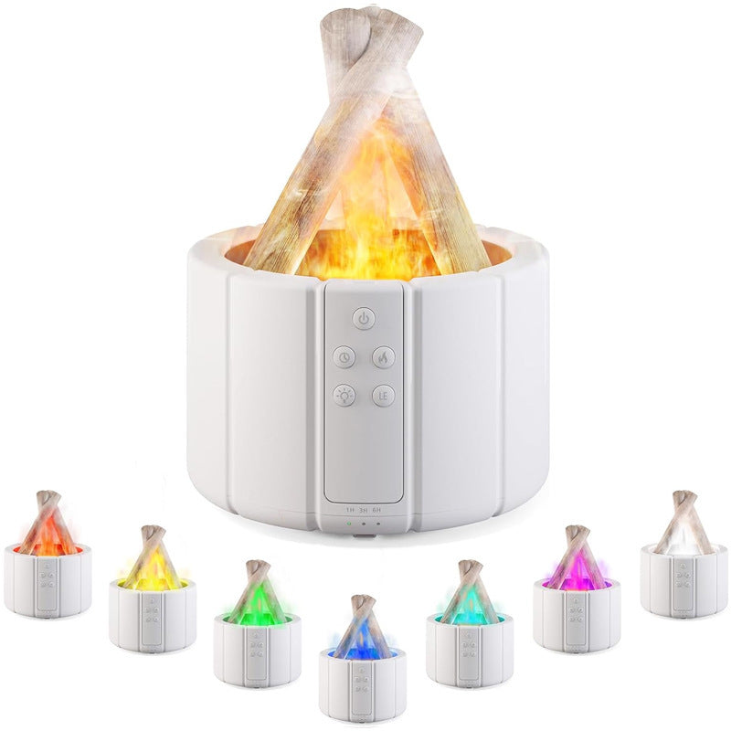 Gesimuleerde vlam-aromatherapie-machine Home Office Desktop-luchtbevochtiger