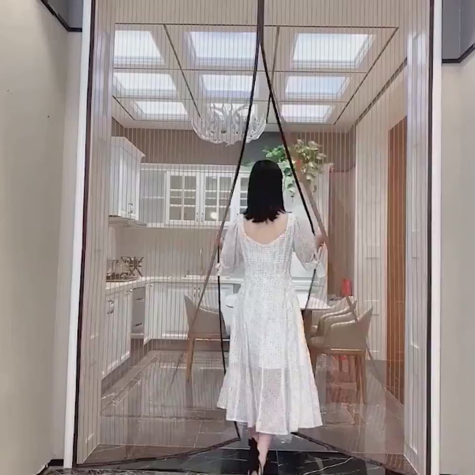 Magnetic Screen Door Curtain Anti Mosquito Net Ins