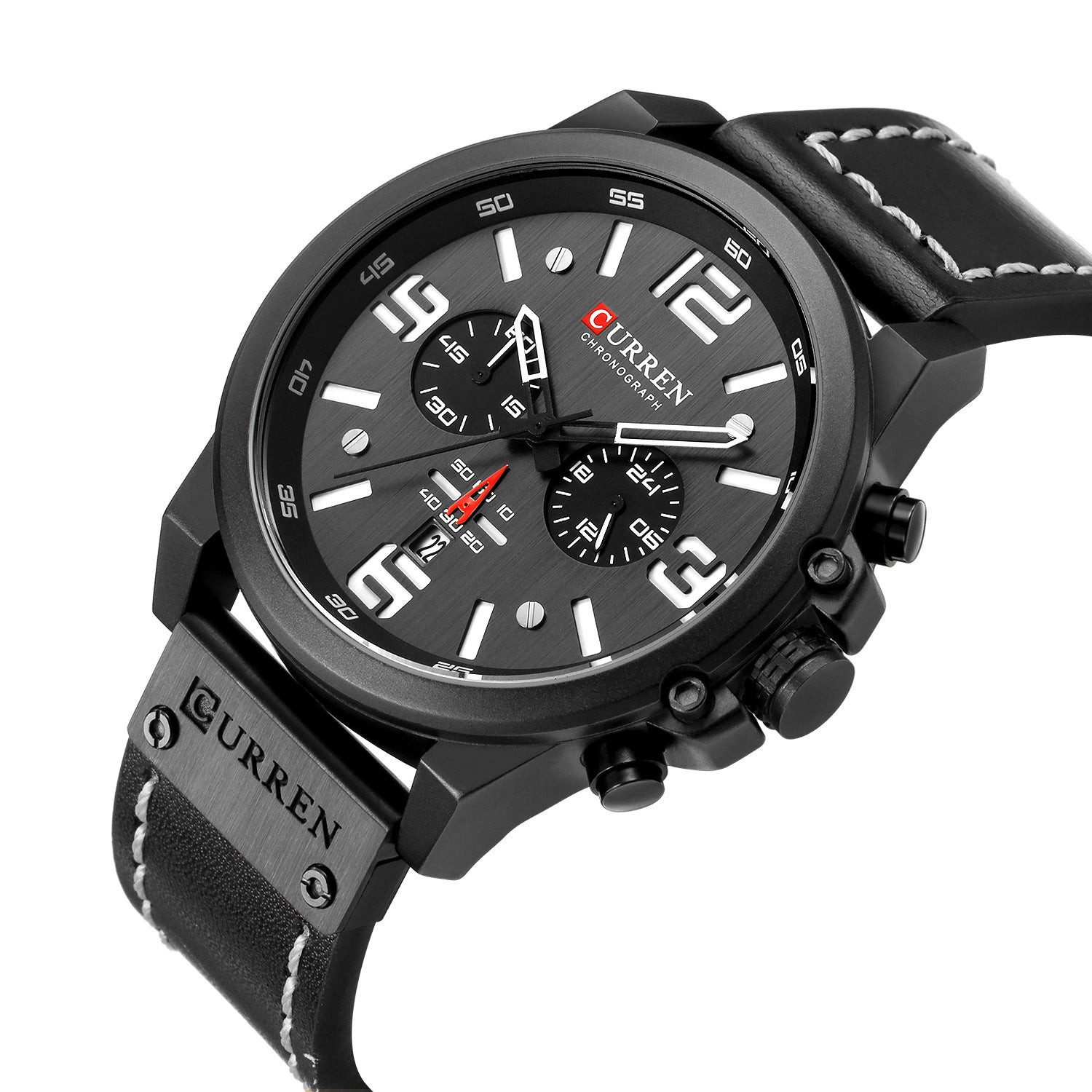 Curren/Karien 8314 montre pour hommes sport montre à Quartz à Six broches calendrier montre pour hommes montre de ceinture étanche 