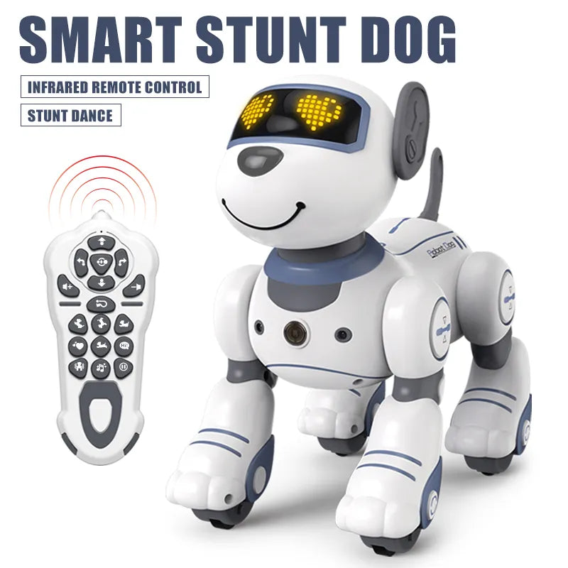 RC Robot Electronic Dog Stunt Dog Voice Command Programmable Touch-sense Music Song Robot Dog for Children&#039;s Toys