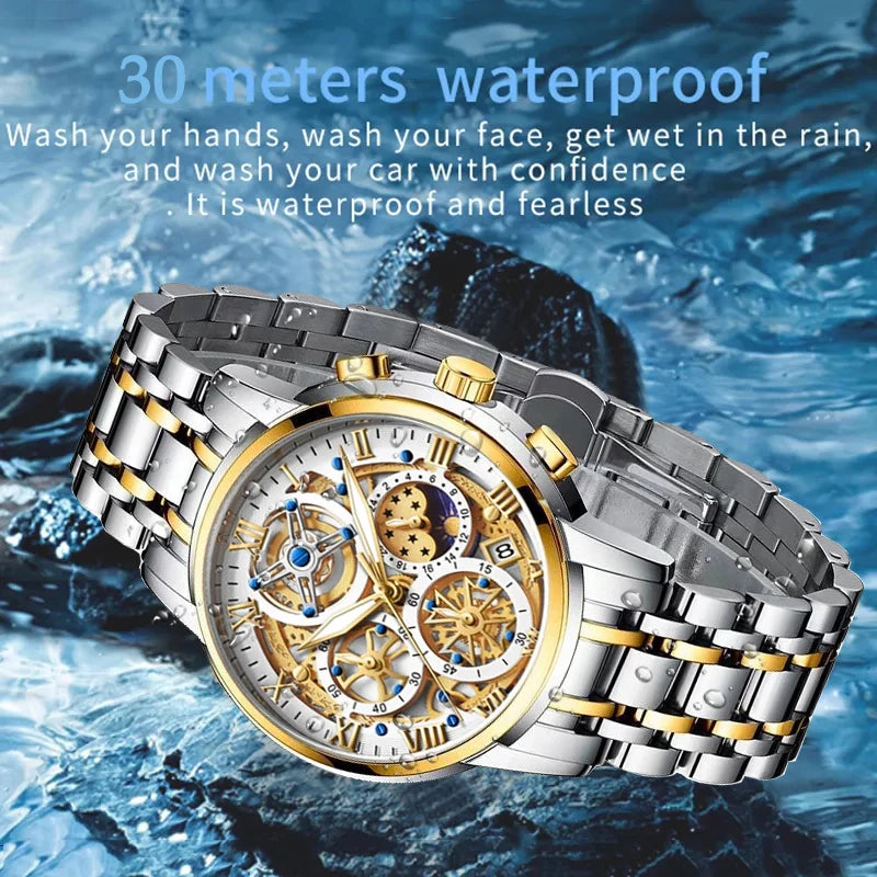 LIGE 2023 nouveau or femmes montres créatif en acier femmes Bracelet montres dames mode étanche femme Relogio Feminino